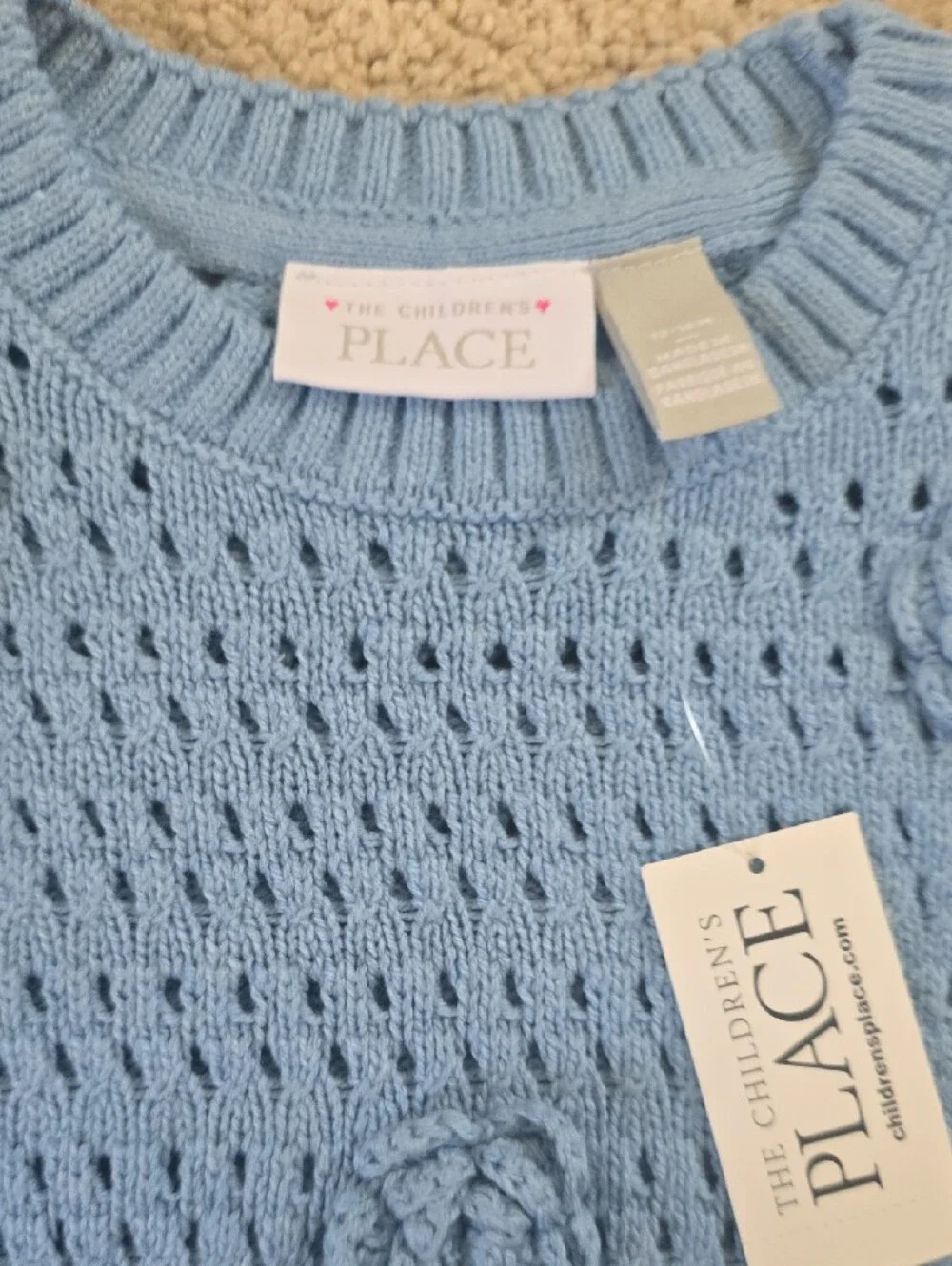 NWT Children’s Place Knit Sweater 12-18M